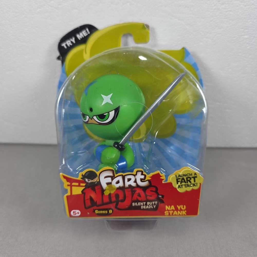NA YU STANK  Fart Ninjas Motion Activated Figure Series 8 Gag Toy NEW In Pkg